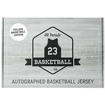 2022/23 Hit Parade Autographed College Basketball Jersey Series 1 Hobby Box - Michael Jordan UDA