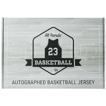 2022/23 Hit Parade Autographed Basketball Jersey Series 9 Hobby Box - Kawhi Leonard Game Used