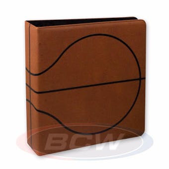 BCW 3" Brown Premium Basketball Card Collectors Album