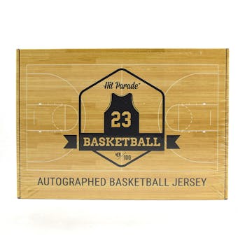 2021/22 Hit Parade Autographed Basketball Jersey - Hobby 10-Box Case - Series 13