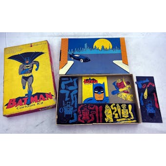 Vintage Batman Cartoon Kit Colorform Set