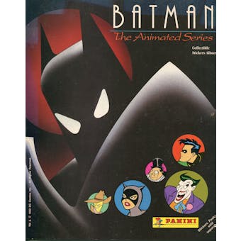 Batman The Animated Series 100 Count Sticker Pack Box With Sticker Album