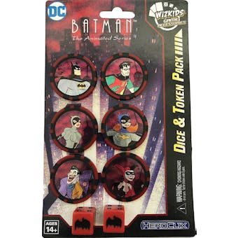 WizKids HeroClix DC Batman the Animated Series Dice and Token Set