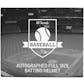 2019 Hit Parade Autographed Baseball Batting Helmet Hobby Box - Series 3 - David Ortiz & Roger Clemens!!