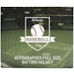 2018 Hit Parade Autographed Baseball Batting Helmet Hobby Box - Series 9 - TRI-SIGNED   Altuve/Correa/Springer