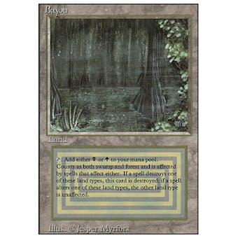 Magic the Gathering 3rd Ed Revised Bayou LIGHTLY PLAYED (LP)