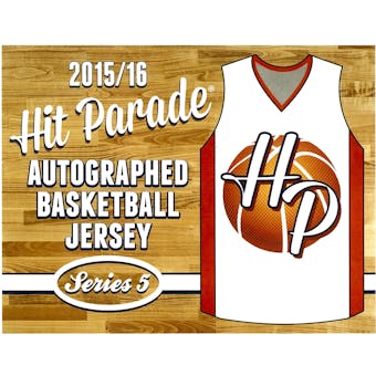2015/16 Hit Parade Autographed Basketball Jersey Hobby Box - Series 5   Kevin Durant & Klay Thompson!!!