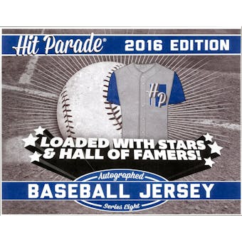 2016 Hit Parade Autographed Baseball Jersey Hobby Box - Series 8 - Kirby Puckett & Dustin Pedroia!!!!