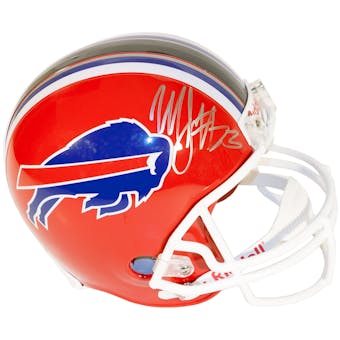 Marshawn Lynch Autographed Buffalo Bills Full Size Riddell Helmet (Mounted Memories)