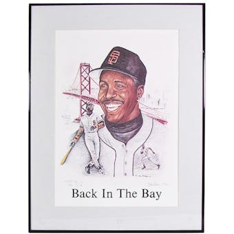 Barry Bonds Autographed & Framed San Francisco Giants Lithograph (Back in the Bay)