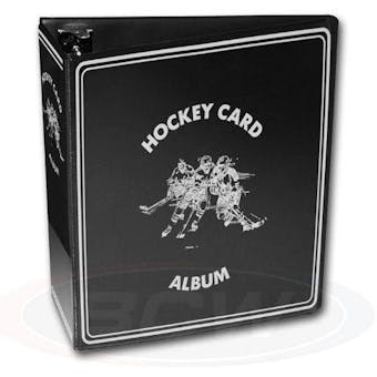 BCW 3" Black Hockey Card Collectors Album