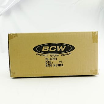 CLOSEOUT - BCW DECK VAULT LX 80 BLACK 12-BOX CASE