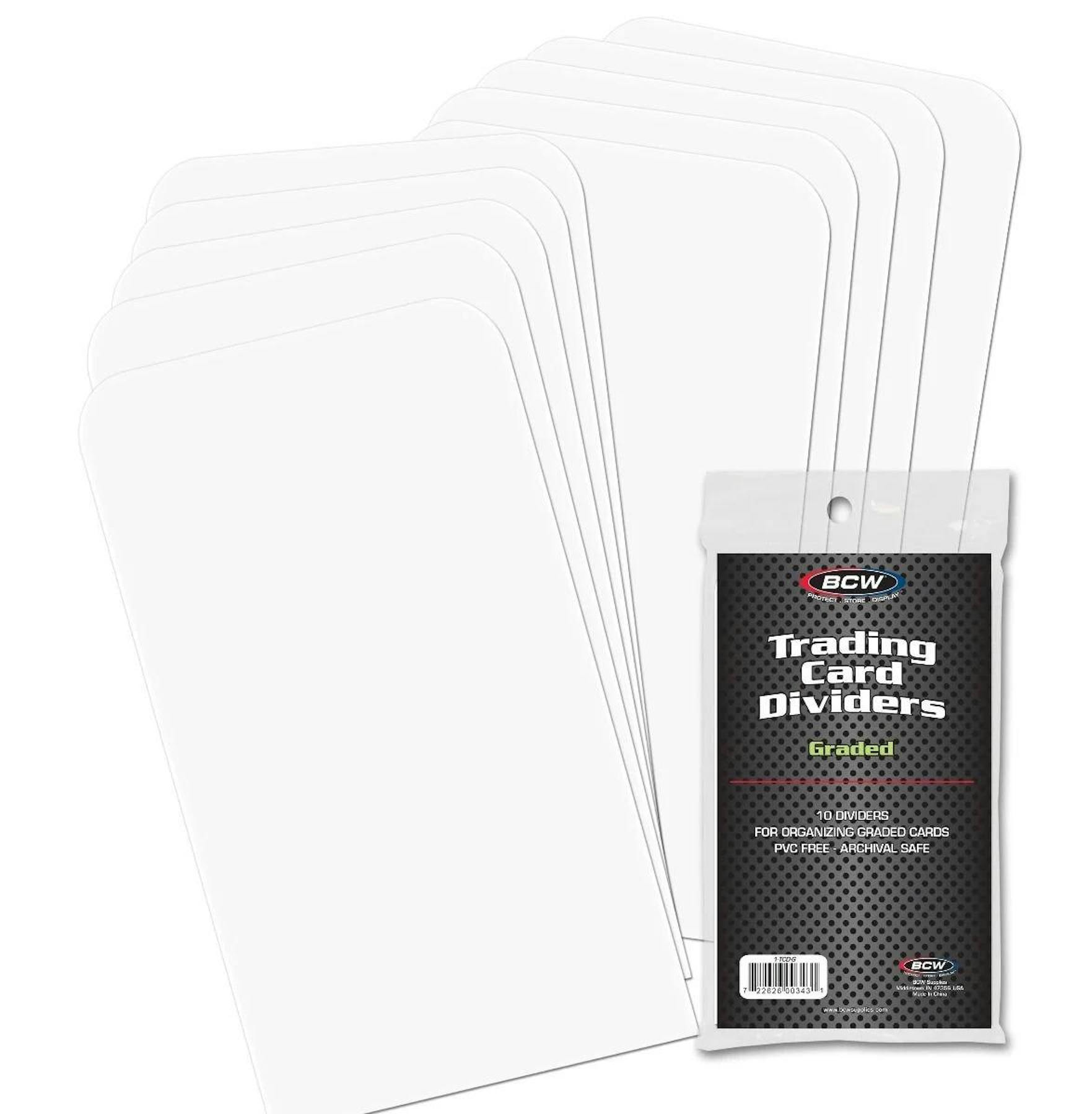 BCW Graded Trading Card Dividers 10 Ct DA Card World bcw-graded-trading-card-dividers-10-ct-da-card-world