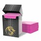 CLOSEOUT - BCW DOUBLE MATTE PINK 80 COUNT BOXED DECK PROTECTORS - 36-BOX CASE !!!