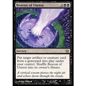 Magic the Gathering Fifth Dawn Single Beacon of Unrest Foil