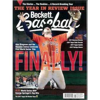 2018 Beckett Baseball Monthly Price Guide (#142 January) (Alex Bregman)