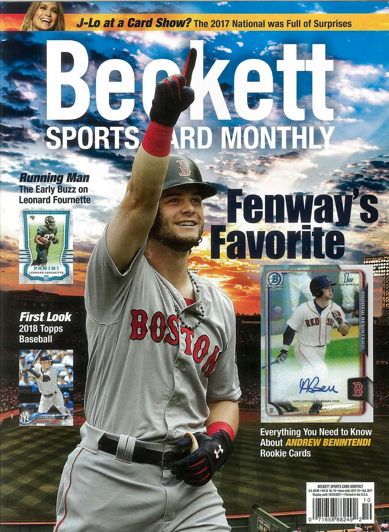 2017 Beckett Sports Card Monthly Price Guide (391 October) (Andrew