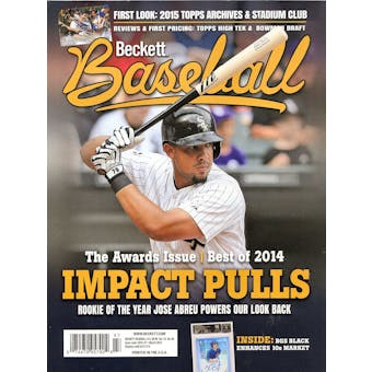 2015 Beckett Baseball Monthly Price Guide (#108 March) (Jose Abreu)