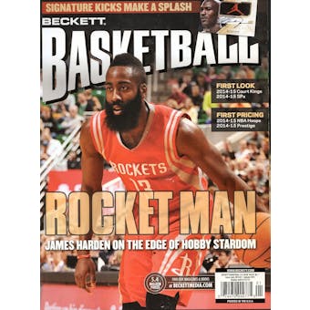 2015 Beckett Basketball Monthly Price Guide (#268 Janruary) (James Harden)