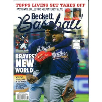 2018 Beckett Baseball Monthly Price Guide (#148 July) (Braves New World)