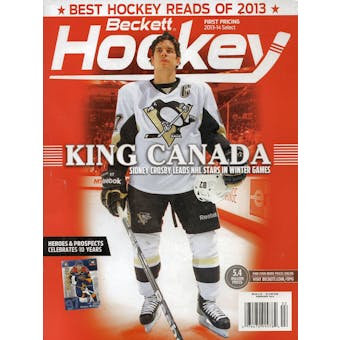 2014 Beckett Hockey Monthly Price Guide (#258 February) (Crosby Canada)