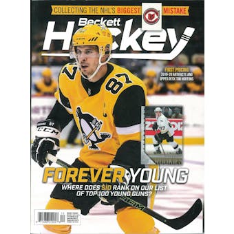 2019 Beckett Hockey Monthly Price Guide (#328 December) (Sidney Crosby)