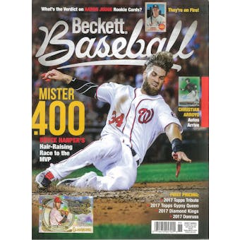 2017 Beckett Baseball Monthly Price Guide (#136 July) (Bryce Harper)