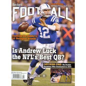 2015 Beckett Football Monthly Price Guide (#289 February) (Andrew Luck)