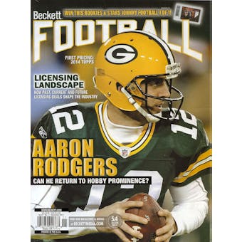 2014 Beckett Football Monthly Price Guide (#286 November) (Aaron Rodgers)