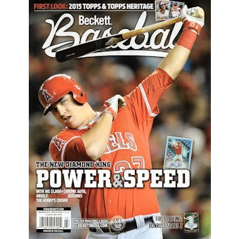 2014 Beckett Baseball Monthly Price Guide (#104 November) (Mike Trout)