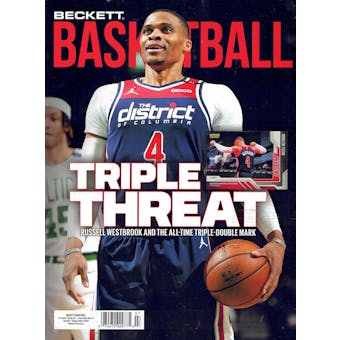 2021 Beckett Basketball Monthly Price Guide (#346 July) (Russell Westbrook)