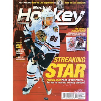 2016 Beckett Hockey Monthly Price Guide (#282 February) (Patrick Kane)