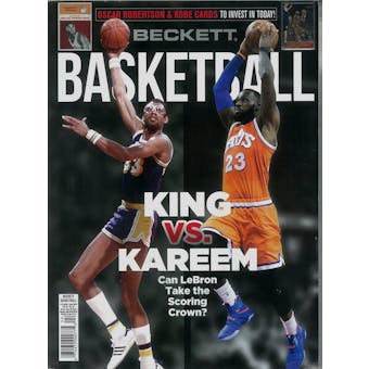 2018 Beckett Basketball Monthly Price Guide (#307 April) (King Vs Kareem)