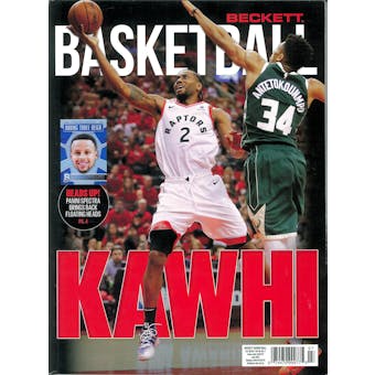2019 Beckett Basketball Monthly Price Guide (#322 July) (Kawai Leonard)