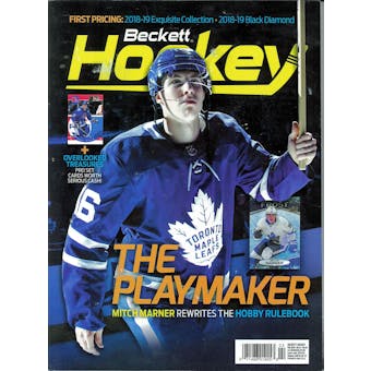 2019 Beckett Hockey Monthly Price Guide (#318 February) (Mitch Marner)