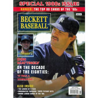 2019 Beckett Baseball Monthly Price Guide (#154 January) (Don Mattingly)