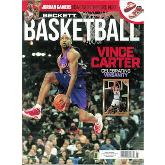 2020 Beckett Basketball Monthly Price Guide (#334 July) (Vince Carter)