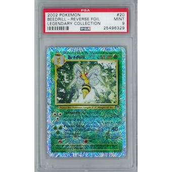 Pokemon Legendary Collection Reverse Holo Foil Beedrill 20/110 PSA 9