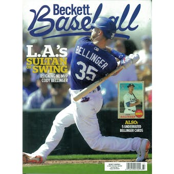 2020 Beckett Baseball Monthly Price Guide (#170 May) (Cody Bellinger)