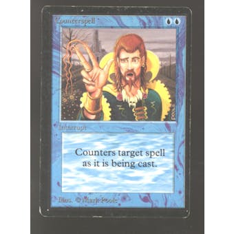 Magic the Gathering Beta Counterspell MODERATELY PLAYED (MP)