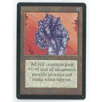 Magic the Gathering Beta Single Gauntlet of Might - NEAR MINT (NM)