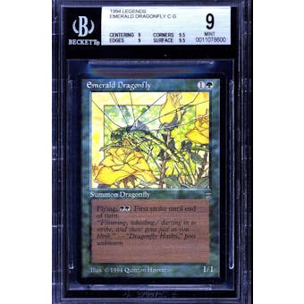 Magic the Gathering Legends Emerald Dragonfly BGS 9 (9, 9.5, 9, 9.5)