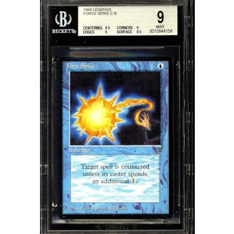 Magic the Gathering Legends Force Spike BGS 9 (9.5, 9, 9, 9.5)