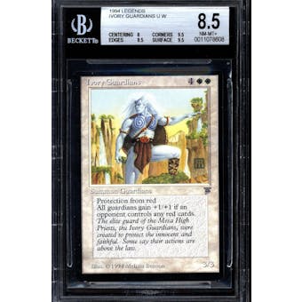 Magic the Gathering Legends Ivory Guardians BGS 8.5 (8, 9.5, 8.5, 9.5)