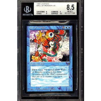 Magic the Gathering Legends Wall of Wonder BGS 8.5 (8, 9, 9, 9.5)