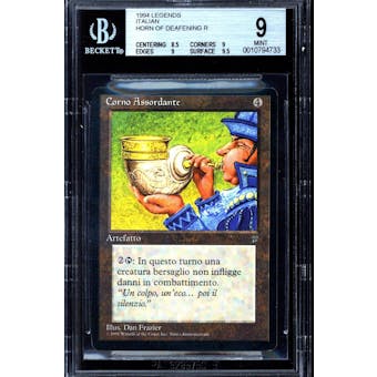 Magic the Gathering Italian Legends Horn of Deafening BGS 9 (8.5, 9, 9, 9.5)