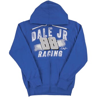 Dale Earnhardt Jr. #88 G-III Racing Royal Blue Full Zip Fleece Hoodie (Adult Large)
