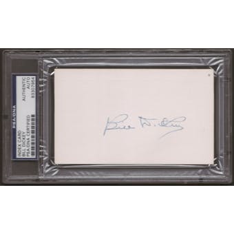 Bill Dickey Autograph (Index Card) PSA/DNA Certified *7954