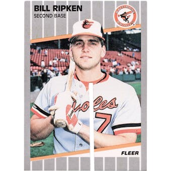 1989 Fleer #616 Bill Ripken "F**K FACE"  Factory Destroyed Famous Error Card!