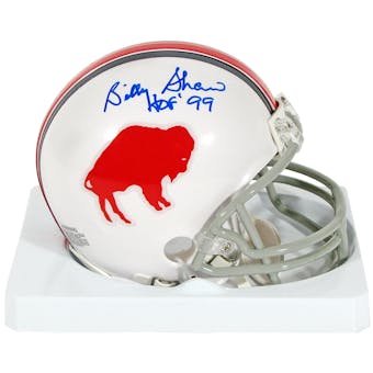 Billy Shaw Autographed Buffalo Bills Mini AFL Throwback Football Helmet